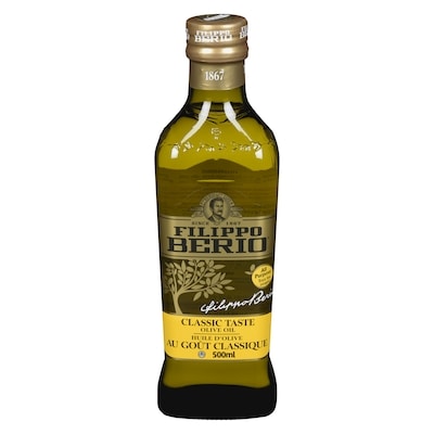 Filippo Berio Huile d'olive au goût classique 500 ml, 2,80 $/100ml