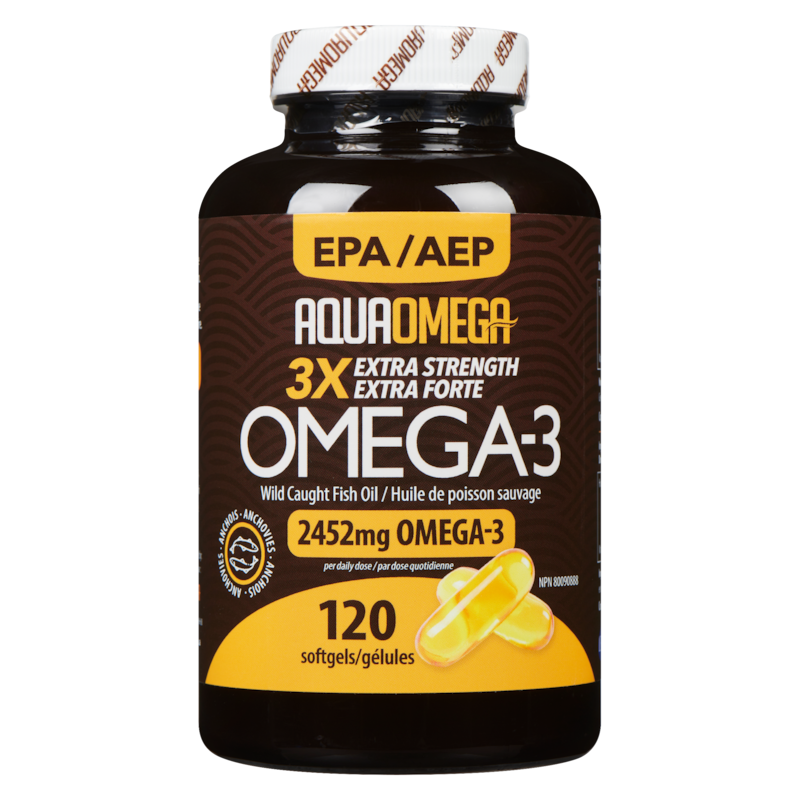 Omega-3 Wild Caught Fish Oil Epa 3x Extra Strength