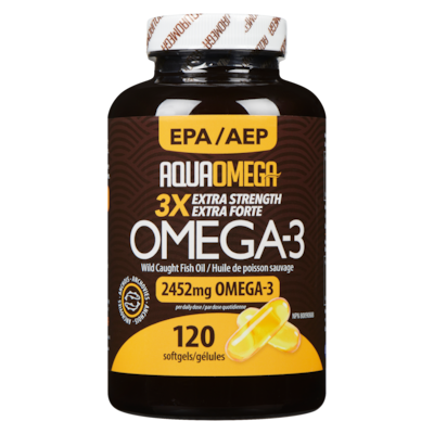 Omega-3 huile de poisson sauvage aep 3x extra forte