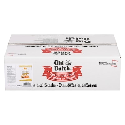 Old Dutch Potato Chips Extra Honey Bbq Flavour Multipack 40x40.0 g, $1.56/100g