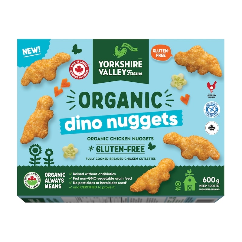 Yorkshire Valley Farms Organic Gluten-Free Chicken Dino Nuggets