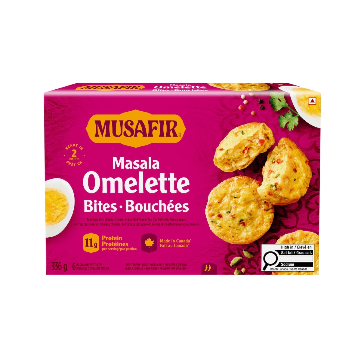 MUSAFIR Masala Omelette Bites