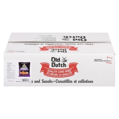 Old Dutch Croustilles croquantes saveur assaisonnée emballages multiples 40x40.0 g, 1,56 $/100g