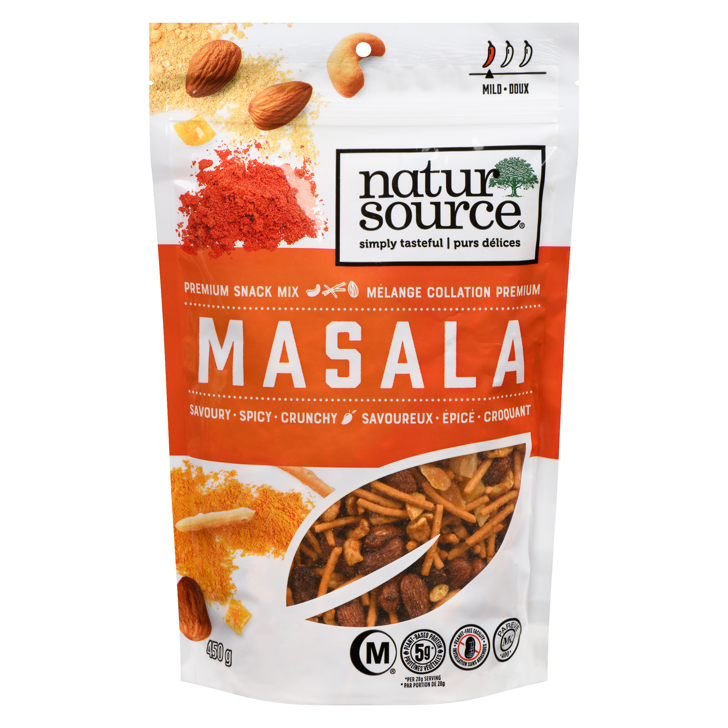 Natursource Premium Snack Mix Masala Mild - 450 g | Zehrs