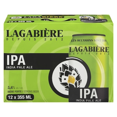 LAGABIERE Strong Beer Ipa India Pale Ale (ID required at pick-up) 12x355.0 ml, $0.54/100ml