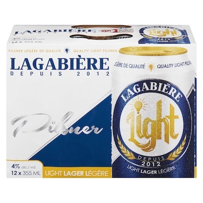LAGABIERE Light Lager Pilsner (ID required at pick-up) 12x355.0 ml, $0.54/100ml