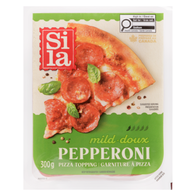 Sila Pepperoni doux 300 g, 2,27 $/100g