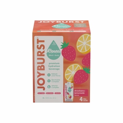 Joyburst Hydration Drink Strawberry Lemonade 500ml x 4 4x500.0 ml, $0.55/100ml