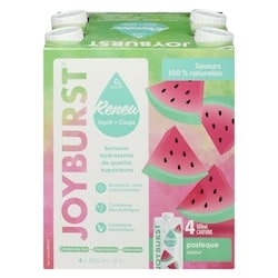 Joyburst Boisson hydratante de qualité supérieure pasteque saveur 4x500.0 ml, 0,67 $/100ml
