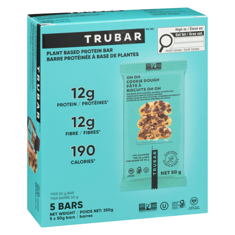 Plant Based Protein Bar Oh Oh Cookie Dough