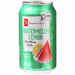 President's Choice Watermelon Lemon Sparkling Soda 12 Pack 12x355.0 ml, $0.16/100ml