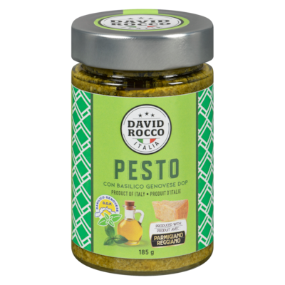 David Rocco Pesto 185 g, 8,10 $/100g