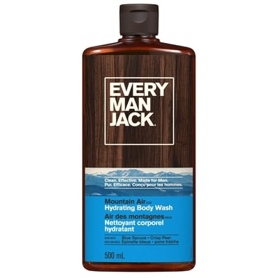 Every Man Jack Body Wash, Mountain Air 500 ml, $2.10/100ml