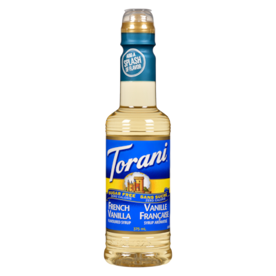 Torani Sirop sans sucre vanille française 375 ml, 2,00 $/100ml