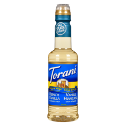 Torani Sirop sans sucre vanille française 375 ml, 2,00 $/100ml