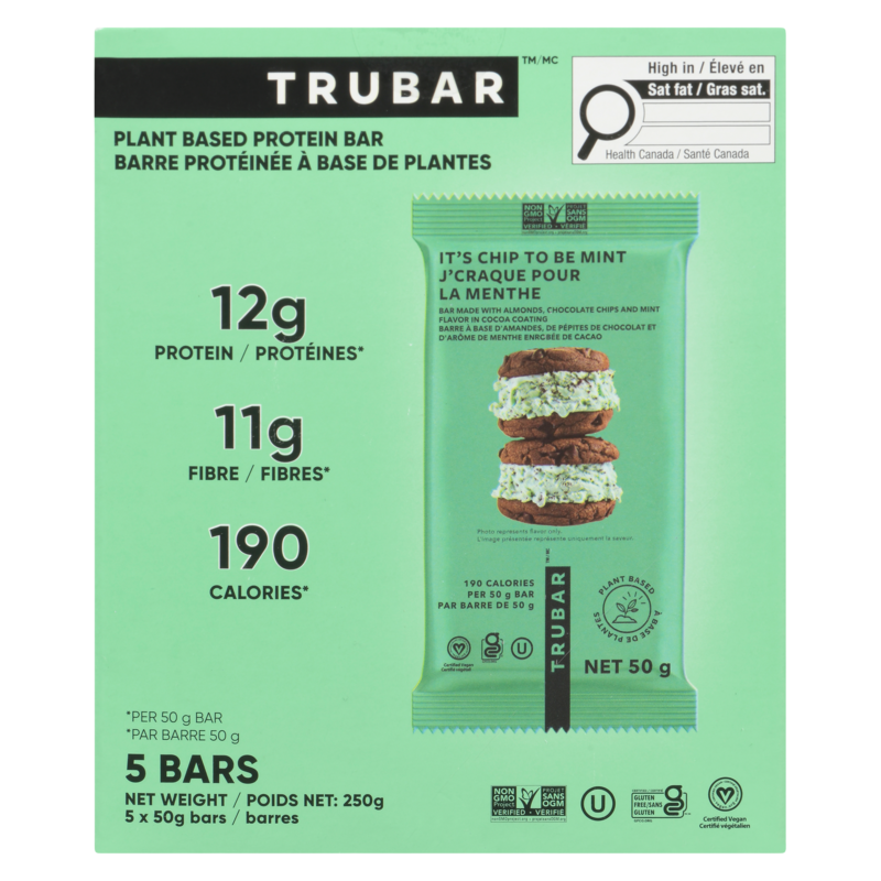 Plant Based Protein Bar It's Chip To Be Mint