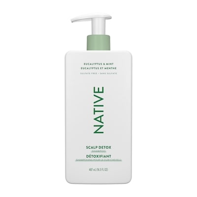 Native Shampooing détoxifiant pour le cuir chevelu soins capillaires, Eucalyptus et menthe 487 ml, 3,69 $/100ml