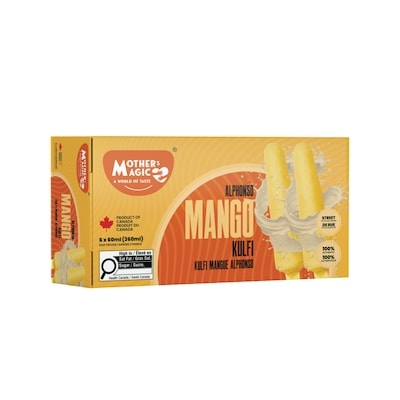 Mother's Magic Alphonso Mango Kulfi Sticks 360 g, $2.22/100g