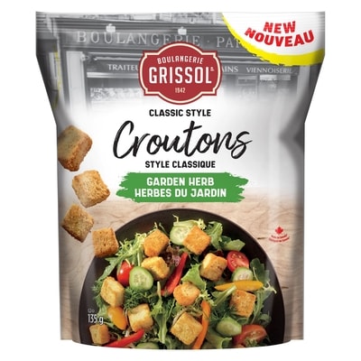Grissol Boulangerie Grissol Classic Style Croutons Garden Herb 135 g, $3.55/100g