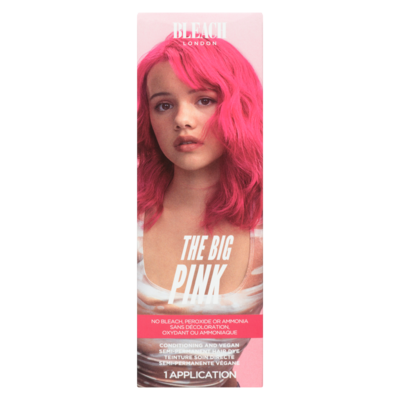Bleach London Conditioning And Vegan Semi-Permanent Hair Dye The Big Pink 150 ml, $12.66/100ml
