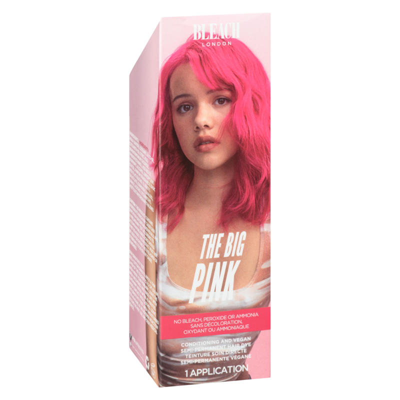 Conditioning And Vegan Semi-Permanent Hair Dye The Big Pink