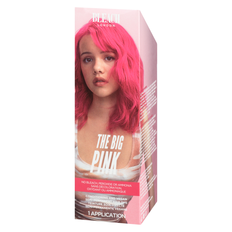 Conditioning And Vegan Semi-Permanent Hair Dye The Big Pink