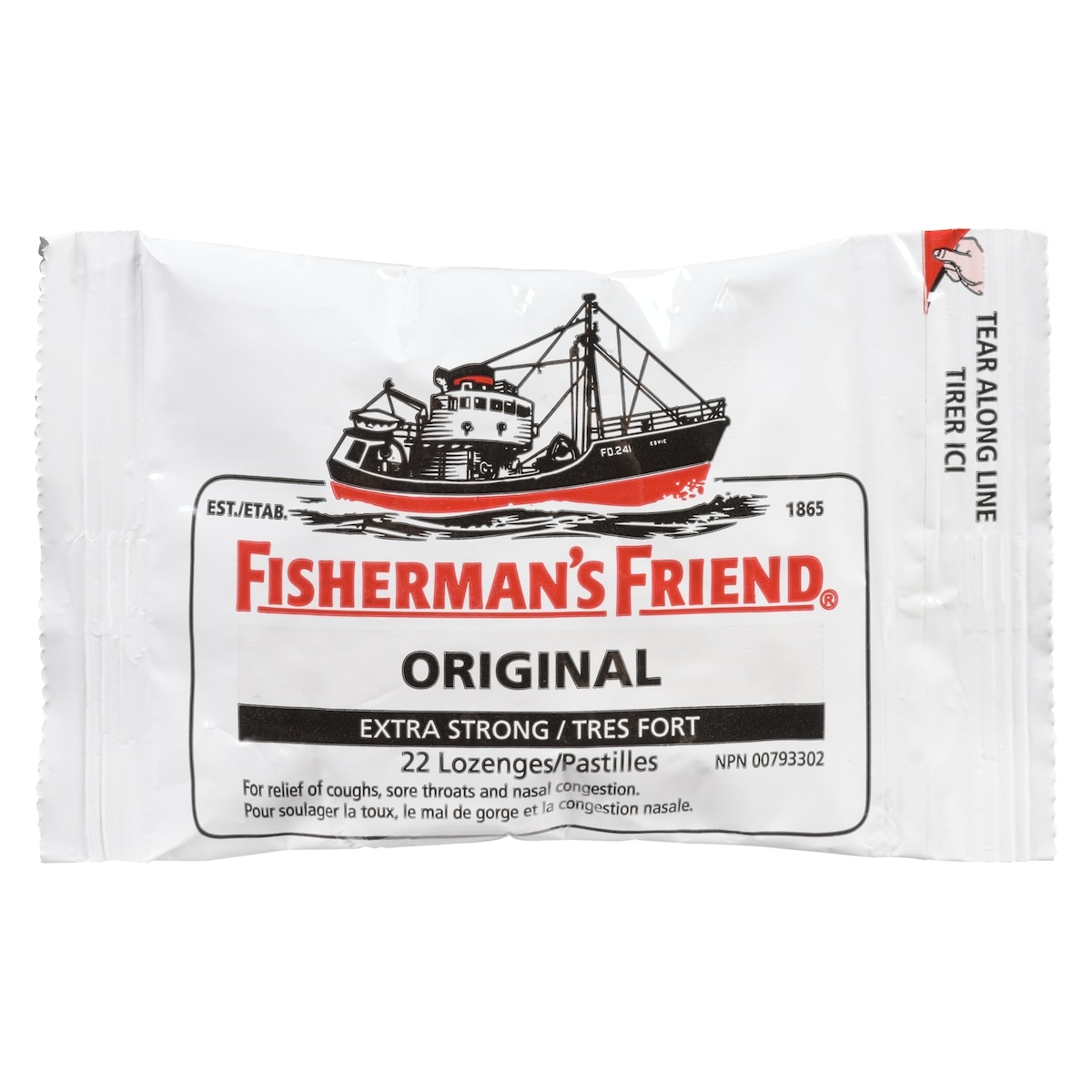 Fisherman's Friend Lozenges Original Extra Strong 22 ea, $0.13/1ea