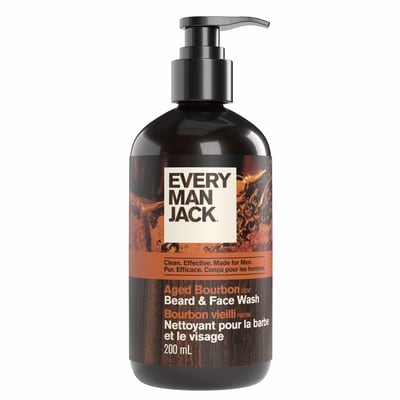 Every Man Jack Beard+Face Wash Aged Bourbon 200 ml, $8.50/100ml