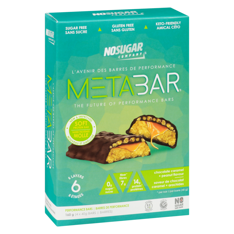 Performance Bars Chocolate Caramel + Peanut Flavour