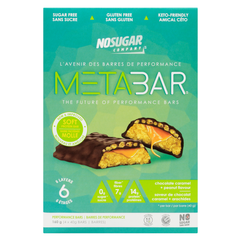 Performance Bars Chocolate Caramel + Peanut Flavour