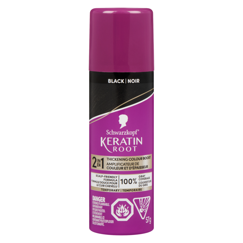 2 In 1 Thickening Colour Boost Black