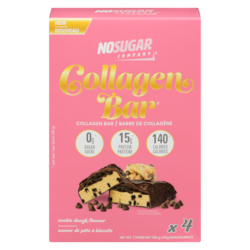 No Sugar Barre de collagène saveur de pâte à biscuits 4x40.0 g, 8,43 $/100g