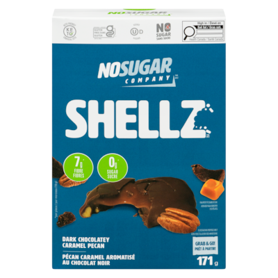 No Sugar Pécan caramel aromatisé au chocolat noir 171 g, 8,18 $/100g