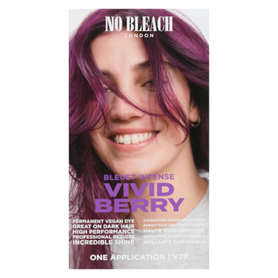 Coloration vegan permanente v77 bleuet intense
