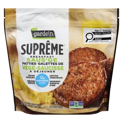 Gardein Breakfast Saus'ge Patties 390 g, $3.20/100g