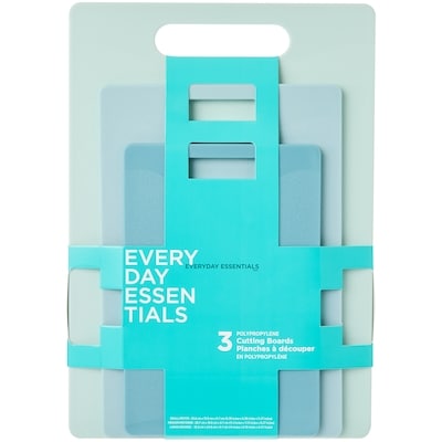 Everyday Essentials Polypropylene Cutting Boards 3 Piece Set 3 ea, $4.67/1ea