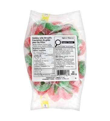 Johnvince Foods Holiday Jelly Wreath 280 g, $1.79/100g