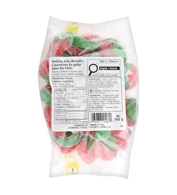 Johnvince Foods Couronne de gelée de Noël 280 g, 1,79 $/100g