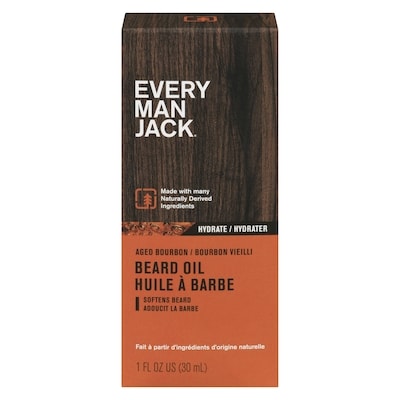 Every Man Jack Beard Oil Aged Bourbon 30 ml, $56.63/100ml