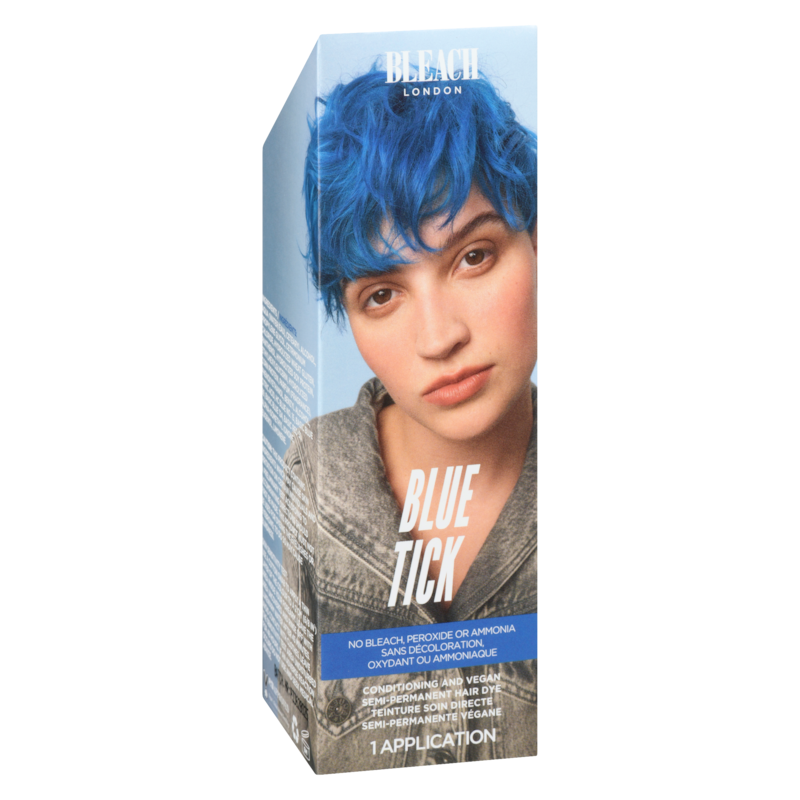 Conditioning And Vegan Semi-Permanent Hair Dye Blue Tick