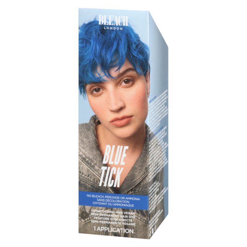 Conditioning And Vegan Semi-Permanent Hair Dye Blue Tick