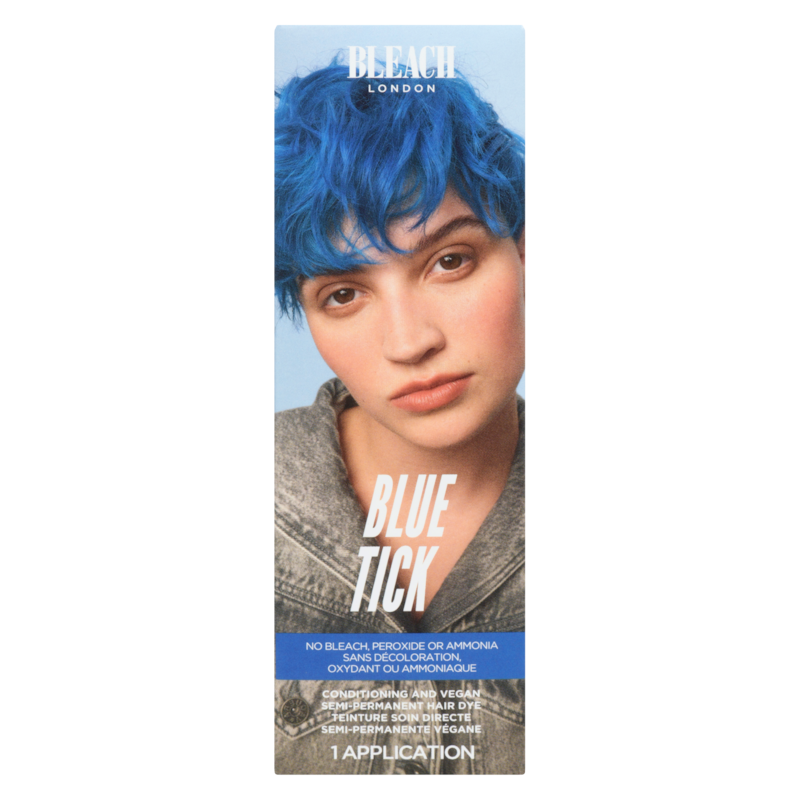 Conditioning And Vegan Semi-Permanent Hair Dye Blue Tick