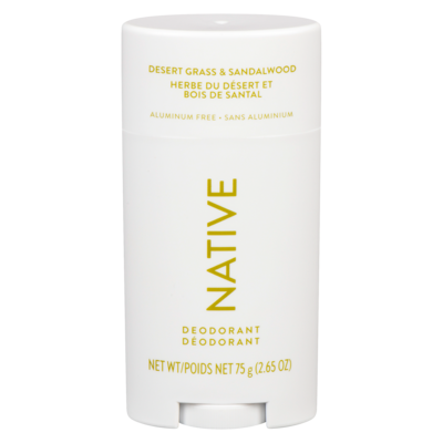 Native Bâton déodorant herbe du désert et bois de santal 75 g, 25,32 $/100g