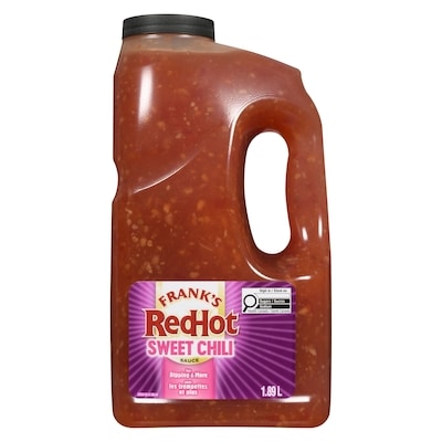 Frank's Sweet Chili Hot Sauce 1.89 l, $0.85/100ml