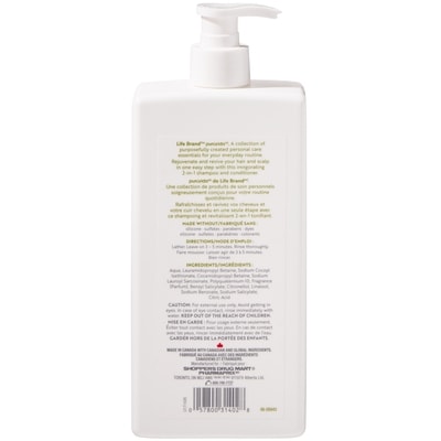 Shampooing et revitalisant 2 en 1 parfumé, eucalyptus et menthe Puravida