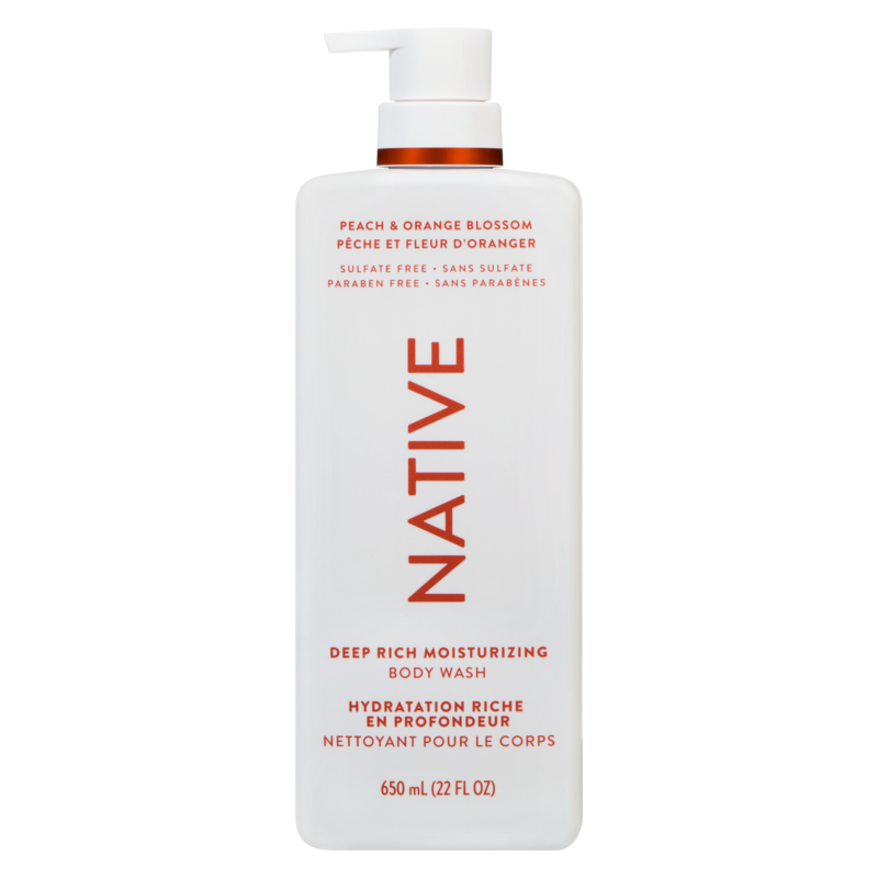 白*様 butcher products ドクロアロハ　15 1/2 Native Deep Rich Moisturizing Body Wash, Peach & Orange Blossom