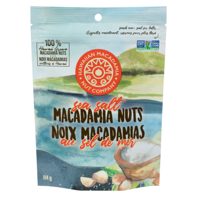 HMNC Macadamia Nuts Sea Salt 114 g, $11.39/100g