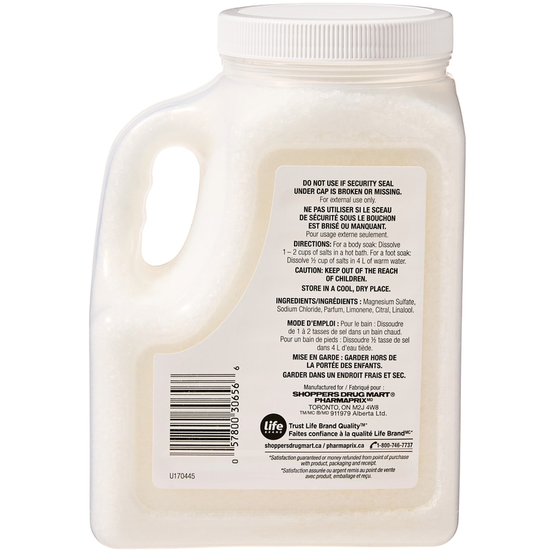 Citrus Scented Epsom Salts with Mineral Salt