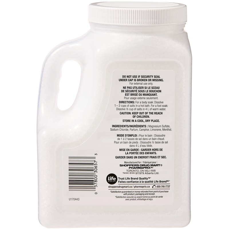 Eucalyptus Scented Epsom Salts with Mineral Salt