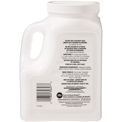 Sel d’Epsom avec sel minéral, parfumé à l’eucalyptus